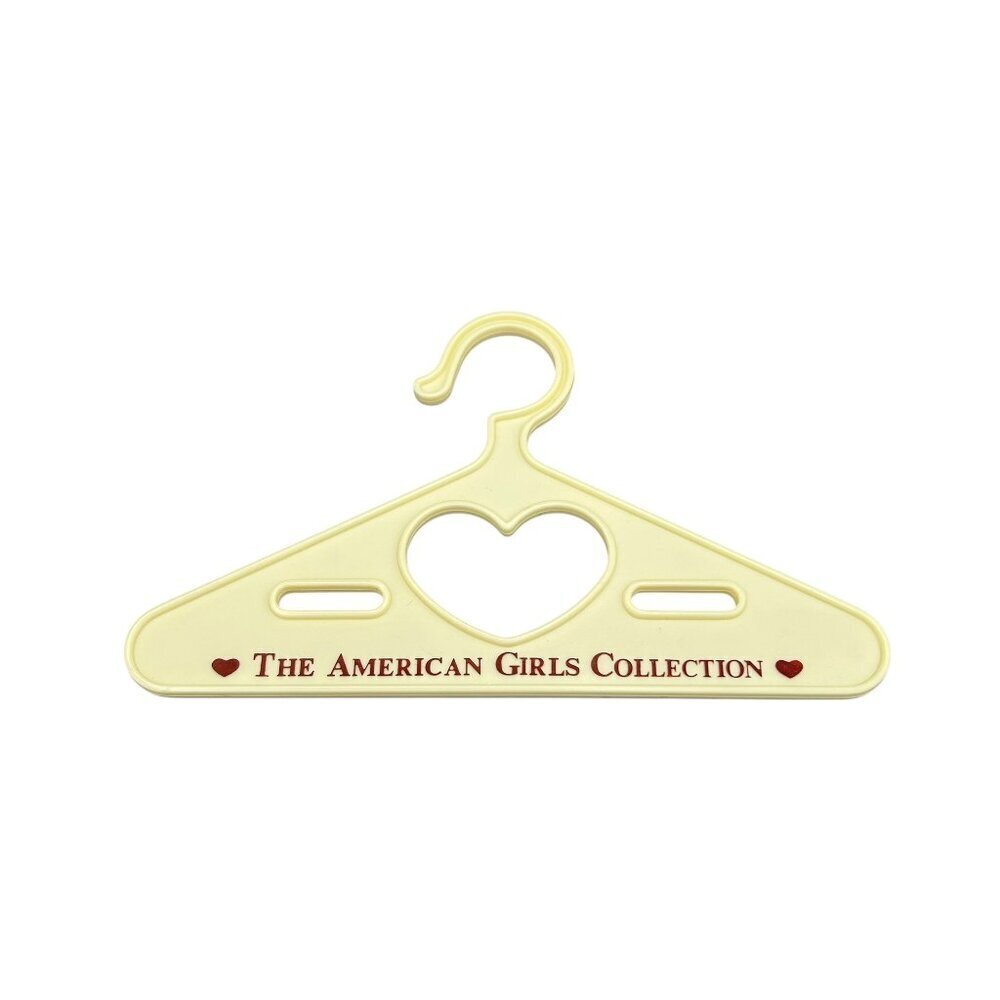 American Girl Doll Hanger The American Girls Collection Heart Cutout Cream
